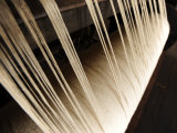 Close Up of Thread on a Loom