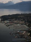 Fishing Village of Petersburg with Glaciers of Stikine Ice Fields