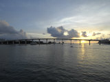 Clearwater Pass Bridge from Sand Key to Clearwater Beach at Sunset