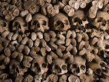 Skulls and Bones of Capuchin Monks in the Crypt of the Church