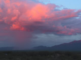 Monsoon Rain Storm Moves Through Green Valley  Arizona