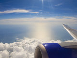 Aerial of Sunlight Reflecting Off the Gulf of Mexico at 30 000 Feet