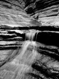 Waterfall Through Muav Limestone  Matkatamiba Canyon  Grand Canyon