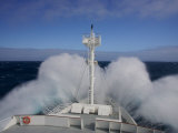 National Geographic Endeavour Breaking Through Big Waves on the Drake Passage
