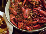 Crayfish in a Hot Stew  a Delicacy in Chinese Cuisine