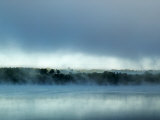 Morning Mist Rises from a River