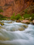 Travertine Cascades Along Havasu Creek  Grand Canyon National Park