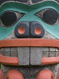 Totem at the University of Alaska's Native Art Collection