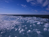 Floe Edge after Wind Storm Which Battered the Edge with Ice and Waves