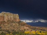 Kitchen Mesa Is Seen in the Front with Pedernal Peak in the Distance