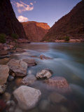 Water Rushing over Boulders in the Colorado River  Trinity Canyon