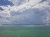 Storm System Raining in the Atlantic Ocean Off the Florida Keys