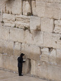 Jews Gather Every Day to Pray at the Western Wall in Jerusalem