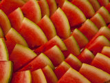 Close-up of Slices of Watermelon