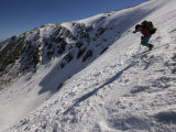 Man Skis Down Tuckerman's Ravine on Mt Washington  NH