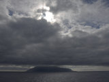 Clouds Covering the Peak on Tristan Da Cunha  in the South Atlantic