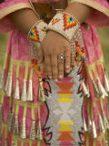 Native American Woman Dressed for the Twin Buttes Powwow