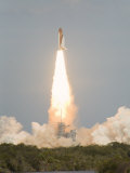 Space Shuttle Atlantis Blasting Off from Kennedy Space Center