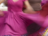 Dancers Rehearse for a Folklore Dance Competition