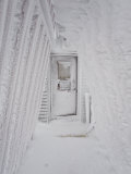 Hallway Covered in Rime Ice at Entrance to Mt Washington Observatory