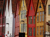 Colorful Row Houses in Bergen