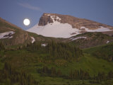 Moonrise over the Continental Divide in the Rocky Mountains