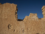 Stone Walls of Masada  a Palace Complex Built by Herod the Great