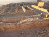 Stone Walls of Masada  a Palace Complex Built by Herod the Great