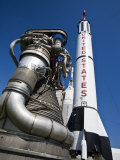 Rocket on the Pad at NASA Space Flight Center  Houston