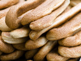 Traditional Mid East Bread with Sesame Seeds Sold in Arab Quarter