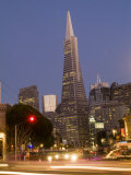 View of the Transamerica Pyramid from Columbus and Broadway