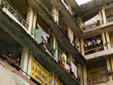 Two Men on the Balcony of a Tenement