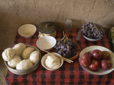 Array of Fruit and Bread