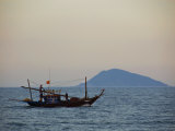 Fishing Boat Cruises the South China Sea Near Hoi an and China Beach