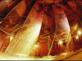 Workers Repair One of the Dam's Huge Turbines