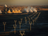 Coal-Fired Electric Plant and High Voltage Transmission Lines