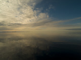 Serene View of Still Water under the Arctic Sky