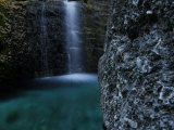 Waterfall and Boulders in an Aquarium