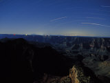 Star Trails Streak the Sky in a Long Exposure over the Grand Canyon