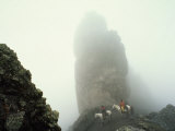 Horseback Riders in the Clouds  High on the Continental Divide