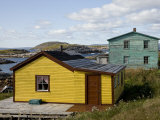 Rustic Colorful Homes on the Shores of Battle Harbor