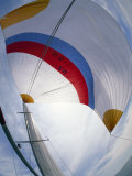 Fisheye View of a Spinnaker on a Sailboat