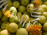 Garland of Flowers on a Pile of Limes