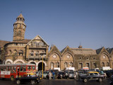 Traffic around the Crawford Market or Mahatma Jyotirao Phule Market