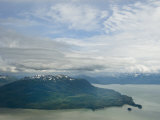Aerial View on Flight from Juneau to Gustavus  Alaska