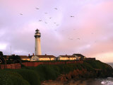 View of Pigeon Point Lighthouse  Off Scenic Route 1  California