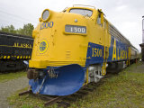 Train on Display at Museum of Alaska Transportation and Industry