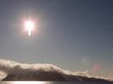 Sun Shines over the Arctic Coast of Norway