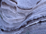 View of the Water-Carved Sandstone in a Slot Canyon