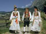 Young Adults Dress Up in National Costumes on Corpus Christi Day
